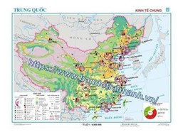 Bản đồ Trung Quốc - Kinh tế chung